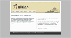 Desktop Screenshot of aikikai-bielefeld.de